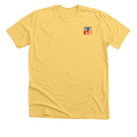 San Antonio 2, a Heather Yellow Gold Premium Unisex Tee