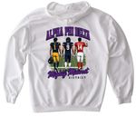 ??? Midwest District, a White Gildan Softstyle Pullover Hoodie (back-view)