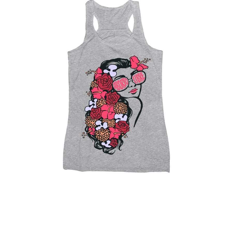 Aborto Libre Shirt, a Athletic Heather Women's Racerback