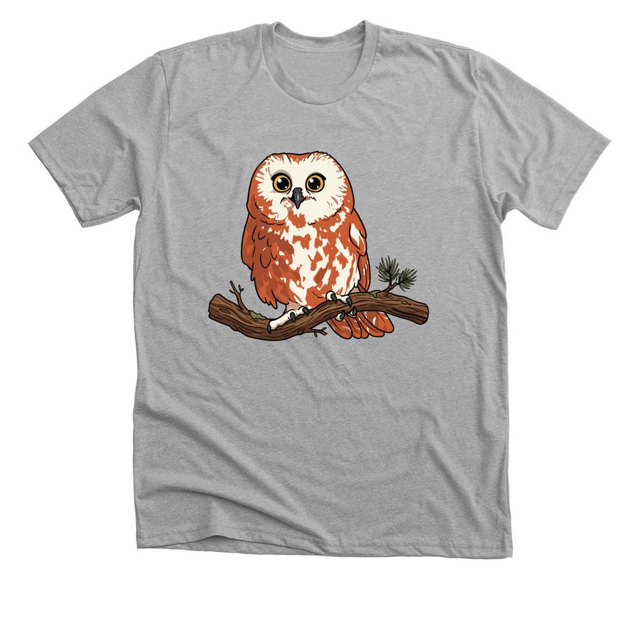 Our Favorite Owl T-Shirt, a Athletic Heather Premium Unisex Tee