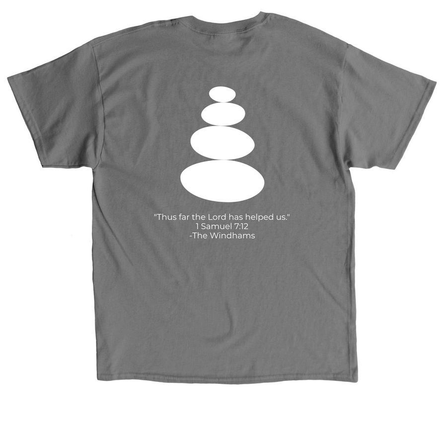 T-Shirt Fundraiser for the Windhams, a Charcoal Classic Unisex Tee (back-view)
