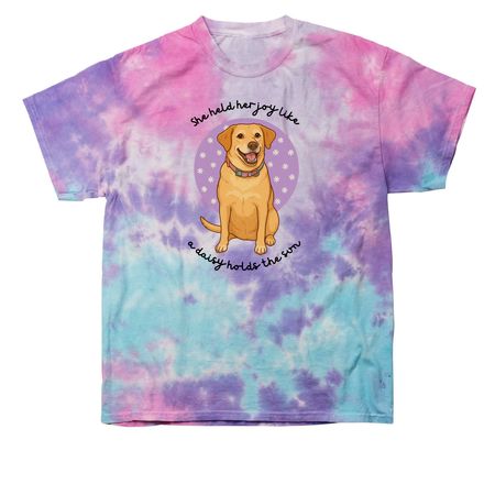Let The Daisies Bloom, a Cotton Candy Classic Tie Dye Tee