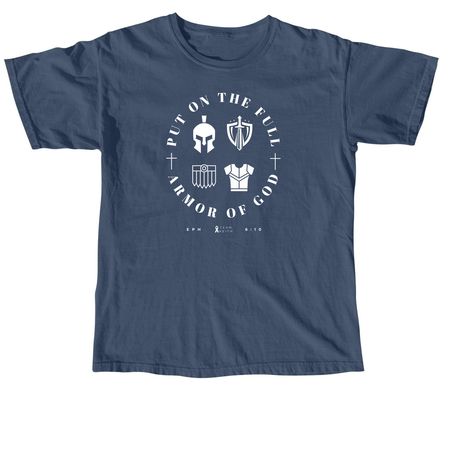 Armor of God Team Keith, a Midnight Comfort Colors Unisex Tee