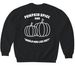 PACU Pumpkin, a Black Softstyle Crewneck Sweatshirt (back-view)