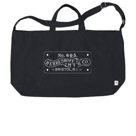 Builder's Plate Tote Bag, a Black Reclaimist G2G Tote Bag