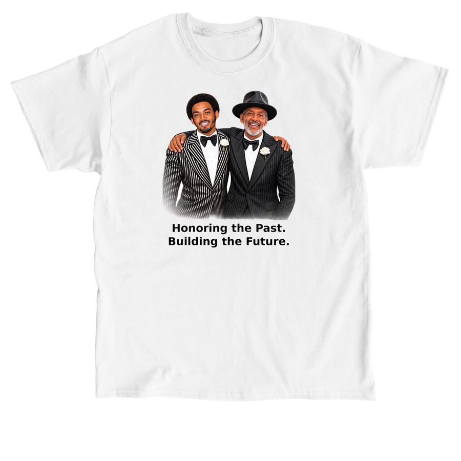 The Dr. Guy Fisher Then & Now Tee & Hoodie&nbsp;, a White Classic Unisex Tee