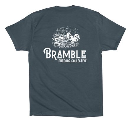 Bramble Waterfowl Tee, a Vintage Navy Premium Cotton Tee