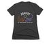 ADOPT!, a Charcoal Women's Slim Fit Tee
