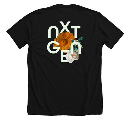 NXTGEN | Life Made New, a Solid Black Blend Premium Unisex Tee (back-view)