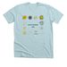 Orrie's Sunshine Crew, a Heather Ice Blue Premium Unisex Tee