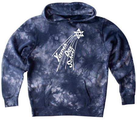 Vintage Tie Dye, a Navy Youth Tie Dye Pullover Hoodie