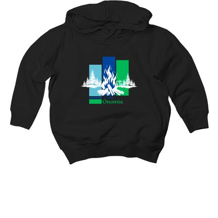 Bonfire - Toddler Sizes, a Black Toddler Pullover Hoodie