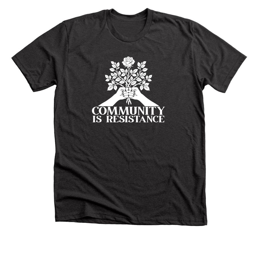 Community - FHHRP Scholarship Shirts, a Dark Grey Heather Premium Unisex Tee