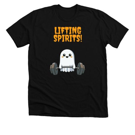 Lifting Spirits Series, a Solid Black Blend Premium Unisex Tee
