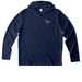 Harlequin Duck, a True Navy UV Performance Long Sleeve Hoodie