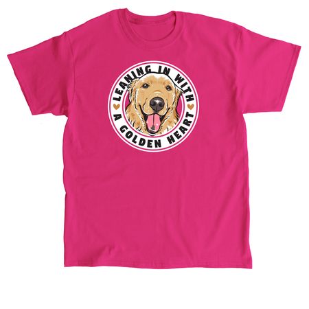 Leaning in with a golden heart, a Heliconia Classic Unisex Tee