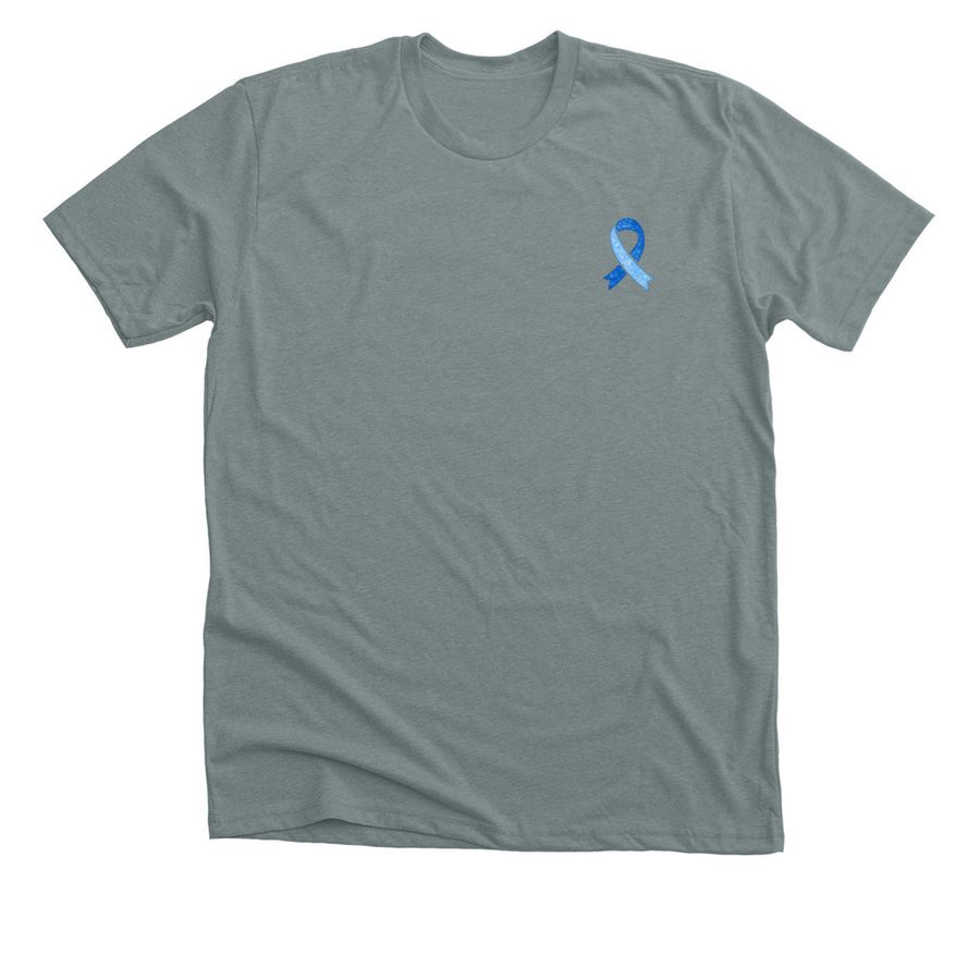 Team T1D Collection, a Heather Blue Storm Premium Unisex Tee