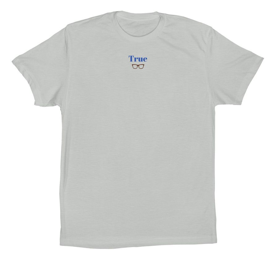 Simple True, a Silver Premium Cotton Tee