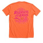 Kassie?s Kause&nbsp;, a Heather Orange Premium Unisex Tee (back-view)