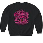 Kassie?s Kause&nbsp;, a Black Softstyle Crewneck Sweatshirt (back-view)