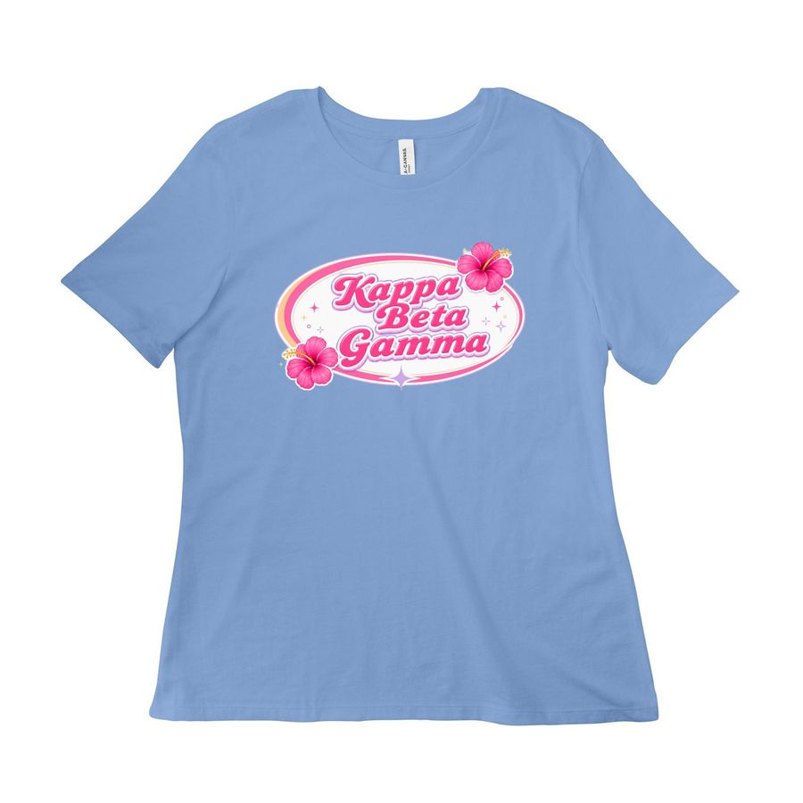Kappa Beta Gamma&nbsp;, a Carolina Blue Women?s Relaxed Cotton Tee