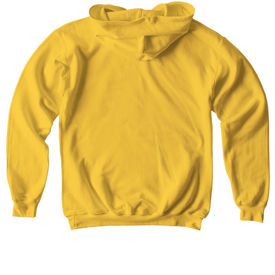 Keep Going Shirts, a Daisy Softstyle Youth Pullover Hoodie (back-view)