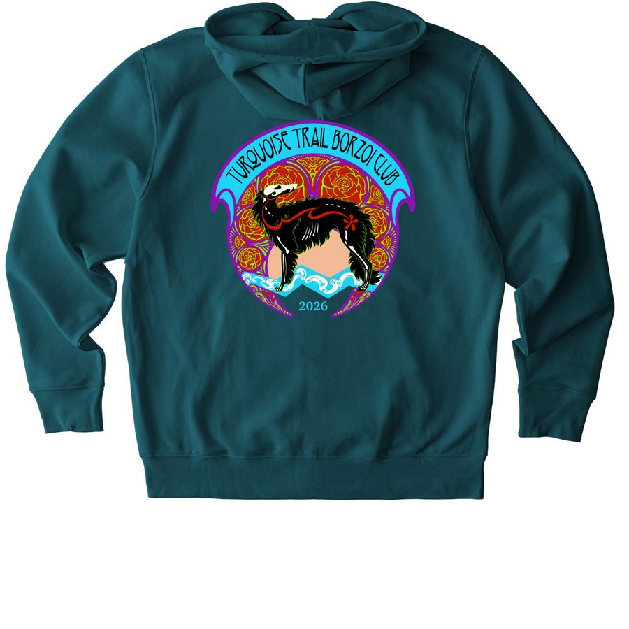 TTBC DDLM - back logo design for zip ups, a Stargazer Stanley/Stella Unisex Cultivator 2.0 Zip Up Pullover Hoodie