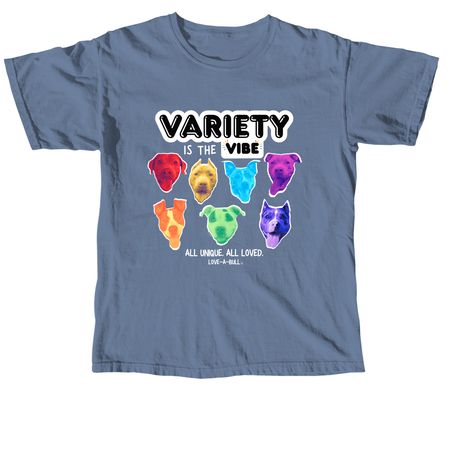 All Unique. All Loved., a Blue Jean Comfort Colors Unisex Tee