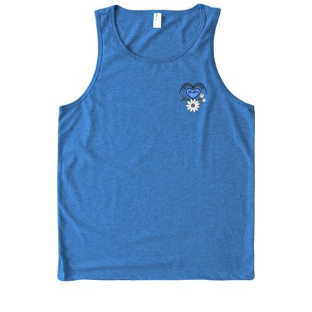 Lib Ladies Social of St Pete, a Azure Blue Allmade Eco Triblend Tank