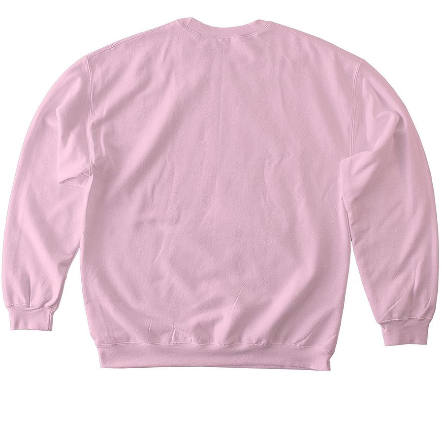 Masters Design, a Light Pink Softstyle Crewneck Sweatshirt (back-view)