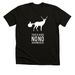 This is a big no no around here, a Solid Black Blend Premium Unisex Tee