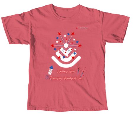 Igniting Hope, a Crimson Comfort Colors Unisex Tee
