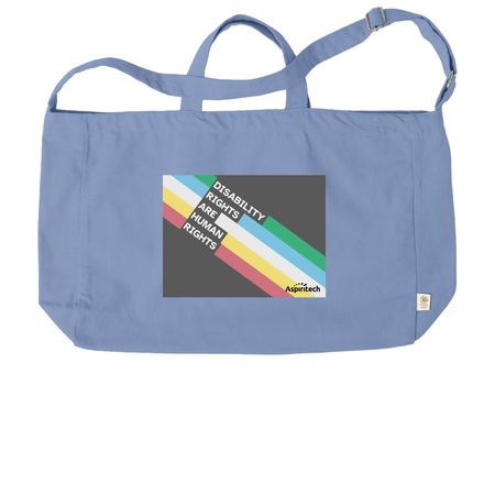Disability Rights Aspiritech Tote, a Elemental Blue Reclaimist G2G Tote Bag