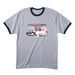 Campholic 250, a Athletic Heather/ Jet Black Cotton Ringer Tee