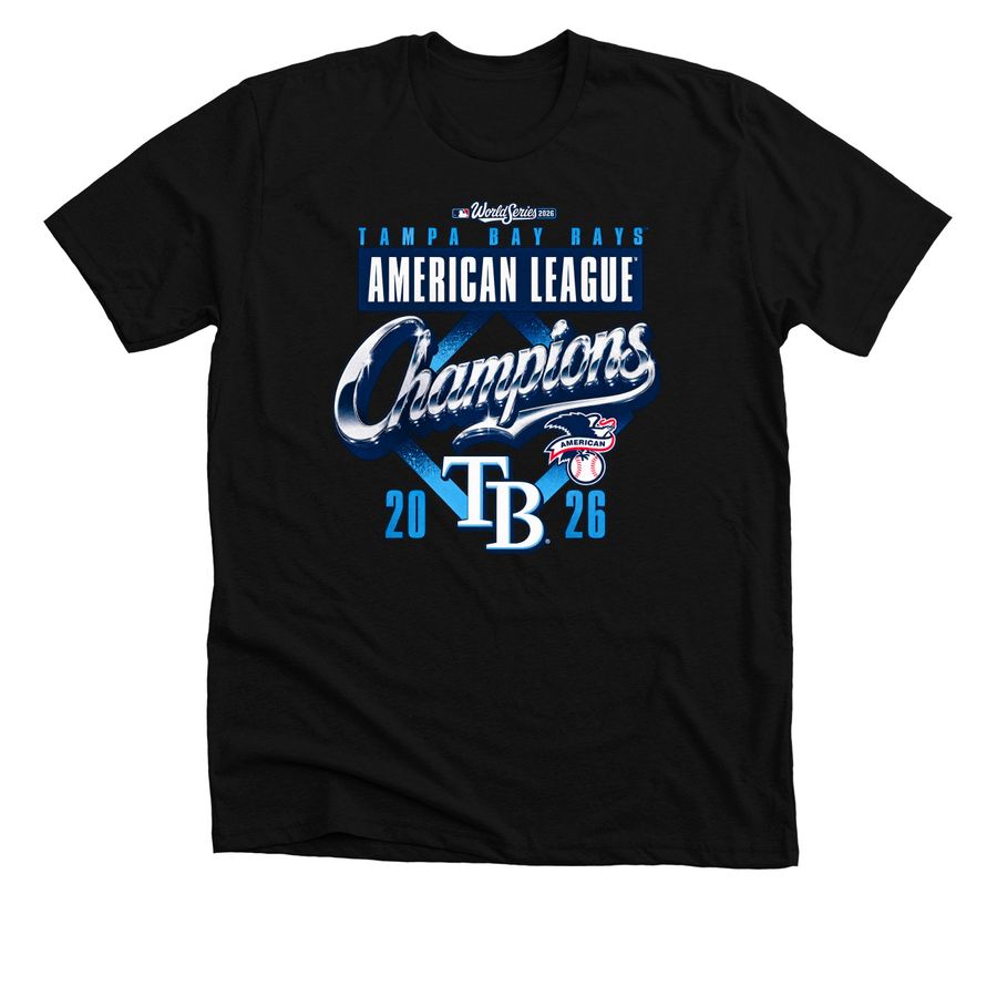 Tampa Bay Rays Fanatics Heather Charcoal 2026, a Solid Black Blend Premium Unisex Tee
