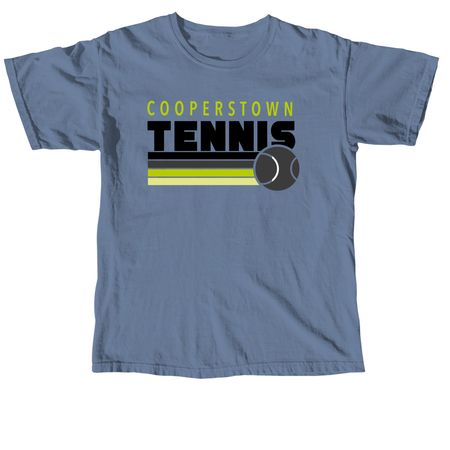 Coop Tennis Fast Ball, a Blue Jean Comfort Colors Unisex Tee