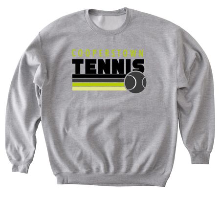 Coop Tennis Fast Ball, a Sport Grey Softstyle Crewneck Sweatshirt