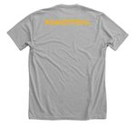 Dads Lads & Kebabs 2.0, a Athletic Heather Premium Unisex Tee (back-view)