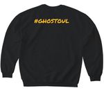 Dads Lads & Kebabs 2.0, a Black Softstyle Crewneck Sweatshirt (back-view)