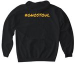 Dads Lads & Kebabs 2.0, a Black Gildan Softstyle Pullover Hoodie (back-view)