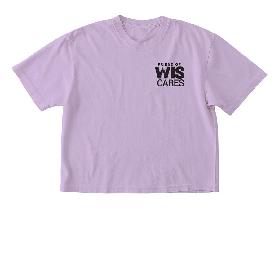 WisCARES Supporter, a Orchid Comfort Colors Boxy Tee