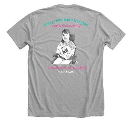 I am capable of anything, a Athletic Heather Premium Unisex Tee
