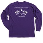 Team Warhammer, a Purple Classic Long Sleeve Tee (back-view)