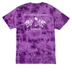 Team Warhammer, a Purple Crystal Tie Dye Tee (back-view)
