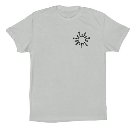 Life is Golden for Childhood Cancer&nbsp;, a Silver Premium Cotton Tee