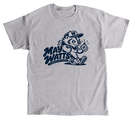 Front Only Design in Navy, a Sport Grey Classic Unisex Tee