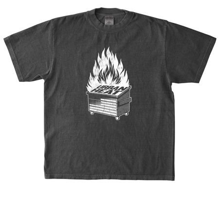 Dumpster Fire Tee, a Shadow Heavyweight Garment Dye Tee