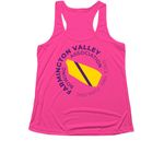 FVRA High-Viz Collection, a Neon Pink Women's Performance Tank (back-view)
