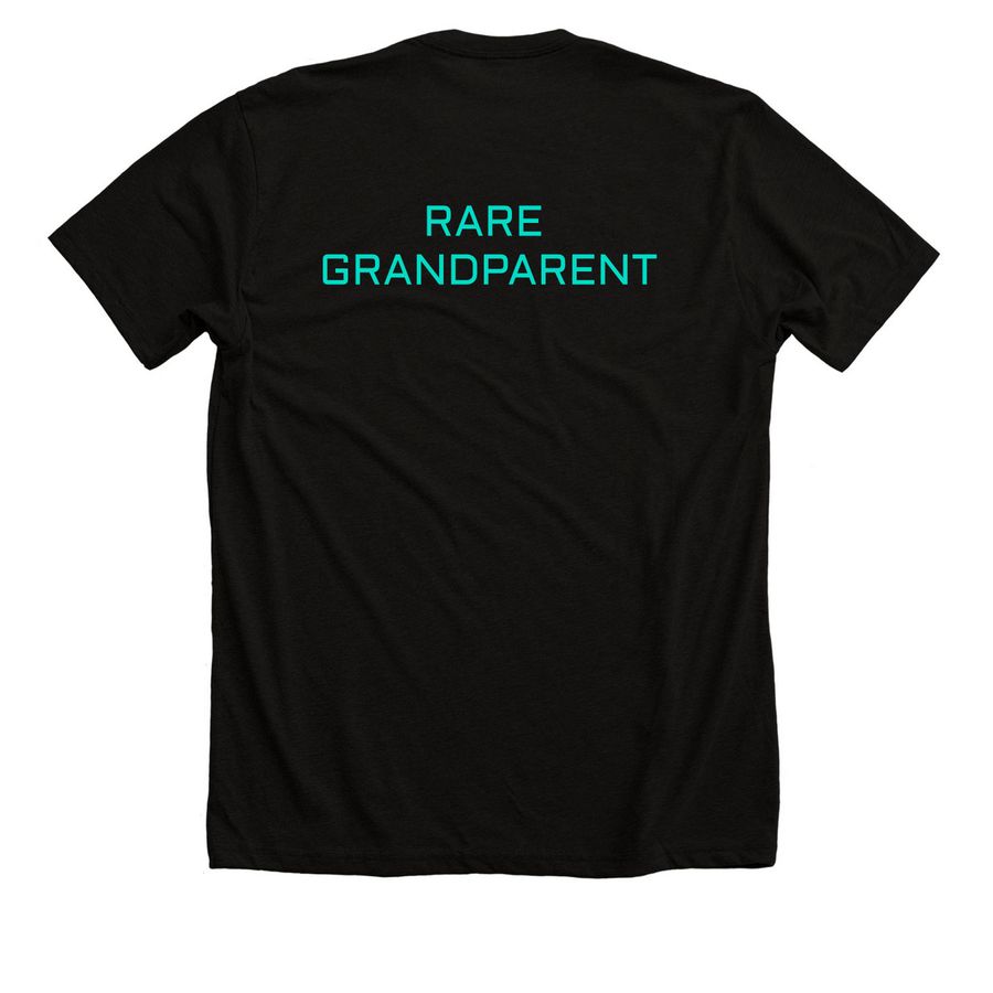 End Alexander Disease Rare Grandparent, a Solid Black Blend Premium Unisex Tee (back-view)