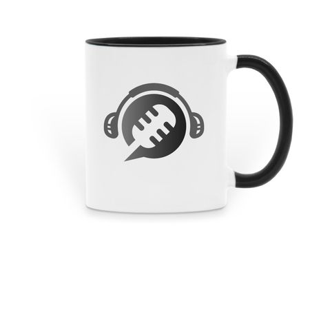 Custom Mug, a Black Two-Tone Ceramic Mug